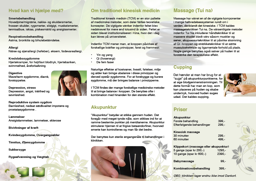 The inside of the brochure.