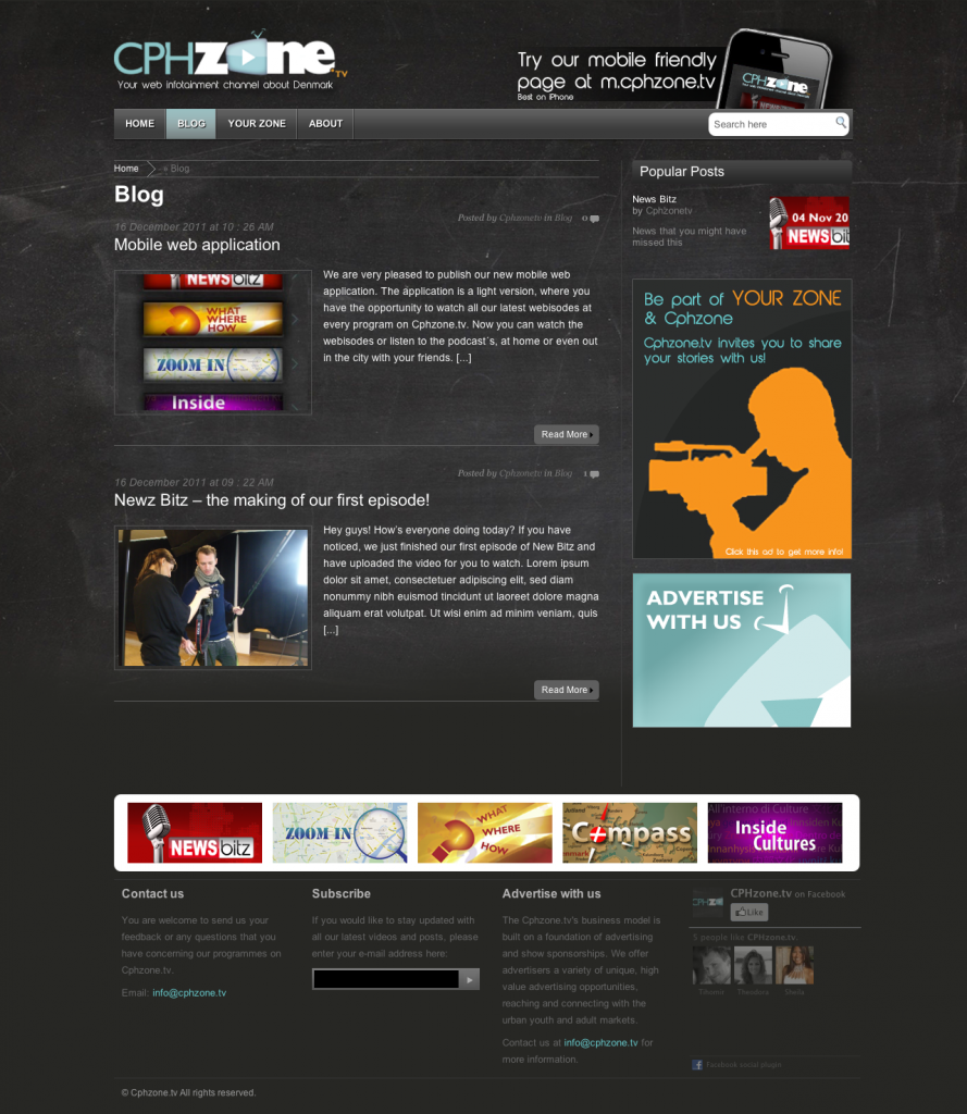 Cphzone.tv - blog